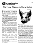 Diarrheal Disease inShow Swine