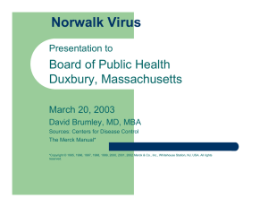 Norwalk Virus