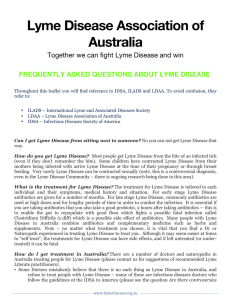 about Lyme Disease in Australia - Lyme Disease Association of