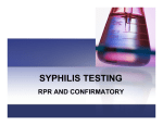 syphilis testing