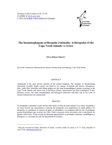 The haematophagous arthropods - Sociedade Caboverdiana de