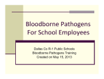 Bloodborne Pathogens For School Employees