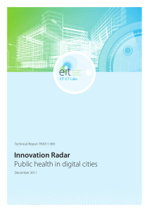 Public health in digital cities