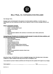 MOLLY PEARL, CO. CONTRAINDICATIONS DISCLAIMER
