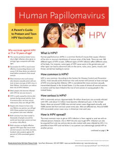 (HPV): A parent`s guide to preteen and teen HPV vaccination