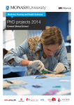 PhD projects 2014 Central Clinical School Medicine, Nursing and Health Sciences