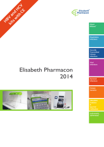 Elisabeth Pharmacon 2014 CE HBV and HCV