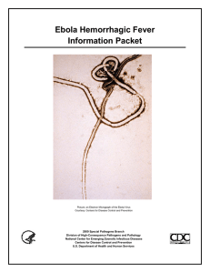 Ebola Hemorrhagic Fever Information Packet