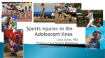 Sports Injuries in the Adolescent Knee