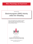 Electromyogram (EMG) Activity while Arm Wrestling