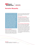 Nemaline Myopathy - Muscular Dystrophy Canada