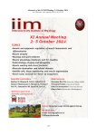 Abstracts of the XI IIM Meeting 2-5 October 2014