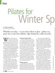 Pilates for Winter Sports
