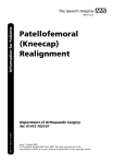 Patellofemoral (Kneecap) Realignment