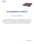 glucosamine sp tablets - Nizona Corporation, Japan