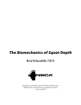 The Biomechanics of Squat Depth