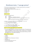 Botulinum toxin / "sausage poison"