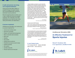 Sports Injuries - St. Luke`s Rehabilitation Institute