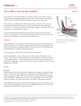 .org Tennis Elbow (Lateral Epicondylitis)