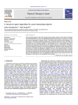 A return-to-sport algorithm for acute hamstring injuries Jurdan Mendiguchia , Matt Brughelli Masterclass