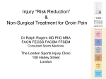 Injury “Risk Reduction” &amp; Non-Surgical Treatment for Groin Pain