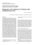Current Concepts Diagnosis and Treatment of Patients with Patellofemoral Pain