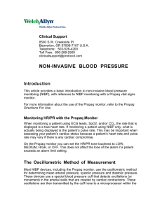 non-invasive blood pressure