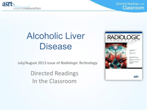 Alcoholic Liver Disease Directed Readings In the Classroom