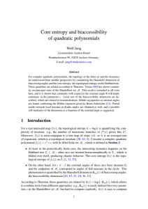 Core entropy and biaccessibility of quadratic polynomials