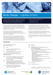 Arctic change – a global concern