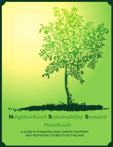 Neighborhood Sustainability Steward Handbook