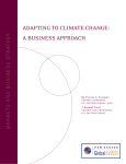 AdApting to climAte chAnge: A Business ApproAch