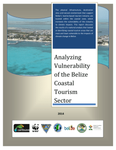 Analyzing Vulnerability of the Belize Coastal Tourism Sector