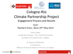 Cologne-Rio Climate Partnership Project - Resilient Cities