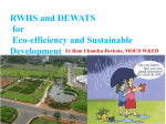 RWHS and DEWATS for Eco-efficiency and Sustainable