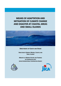 means of adaptation and mitigation of climate change and disaster