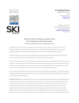For Immediate Release - National Ski Areas Association