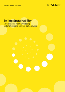Selling Sustainability