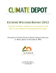 Extreme Weather Report 2012