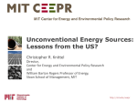 Unconventional Energy Sources: Lessons from the US?