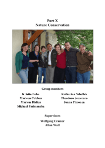 Nature conservation - Potsdam Institute for Climate Impact Research