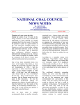 national coal council news notes