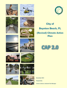 Climate Action Plan - City of Boynton Beach