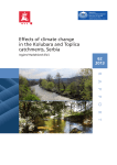 RAPPOR T Effects of climate change in the Kolubara and Toplica