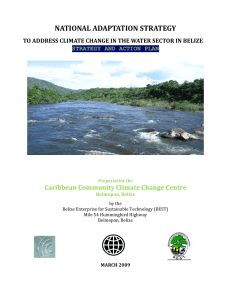 TABLE OF CONTENTS - Caribbean Community Climate Change