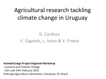 Agricultural research tackling climate change in