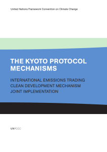 the kyoto protocol mechanisms - CDM