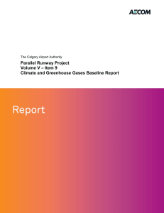 Item 9 Climate and Greenhouse Gases Baseline Report