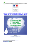 cop21: agriculture and forestry at the heart of the solution for the