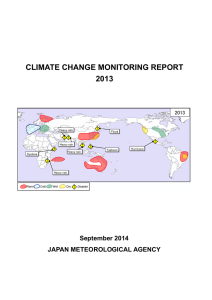 CLIMATE CHANGE MONITORING REPORT 2013